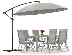 Garden Point Monza 3m diametru antracit umbrelă de grădină