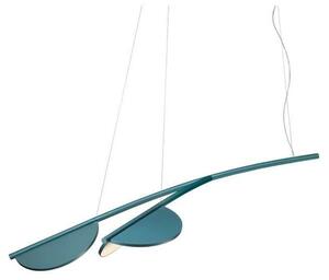 Almendra S2 Y Short Lustră Pendul Bay Blue Metallized - Flos