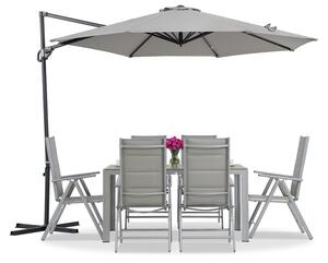 Garden Point Pesaro 3m antracit umbrelă de grădină