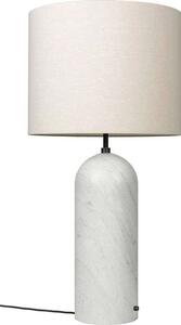 Gravity XL Low Lampadar White Marble/Canvas - GUBI