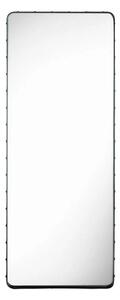 Adnet Oglindă Rectangular 70X180 Black Leather - GUBI
