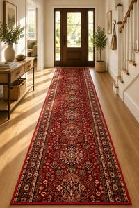 Traversa Covor, Lotos 15040, Grena, Latime 120 cm, Diverse Lungimi, 1800 gr mp