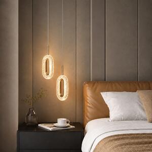 Lampă decorativă LED suspendată Dorelia – Aurie