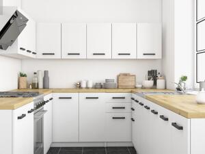 Drohmo MIX, element dulap bucătărie, lățime 45 cm, alb-stejar