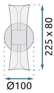 Lampa de perete LED G029-W Black
