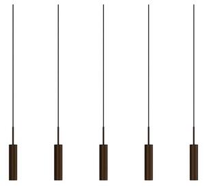 Tubulaire Rail 5 Lustră Pendul Alu/Anodized Bronzed - Audo Copenhagen
