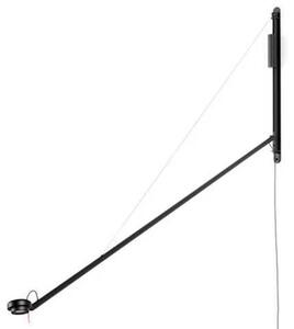 Fifty-Fifty Aplică de Perete Soft Black - HAY
