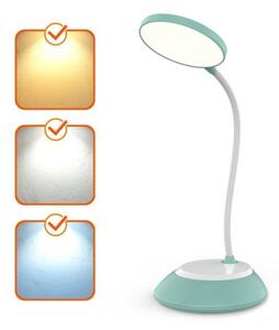 Lampă LED reîncărcabilă dimabilă de masă VISUA LED/5W/5V 3000-5000K albastru