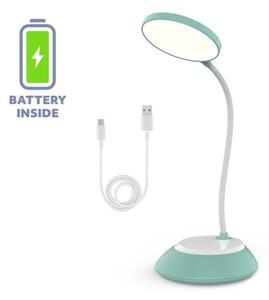 Lampă LED reîncărcabilă dimabilă de masă VISUA LED/5W/5V 3000-5000K albastru