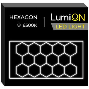 JAKS Plafoniera LED LumiOn Dimensiuni: 531 x 291 cm, Model: LO-1, Formă: Hexagon
