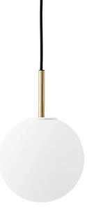 TR Bulb Lustră Pendul Brushed Brass/Matt Opal - Audo Copenhagen