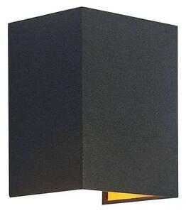 Lukani Aplică de Perete Black/Gold/Nickel - Lindby