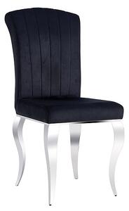 Scaun de sufragerie Pria (Negru + Cromat). Promo -7%. 1050747