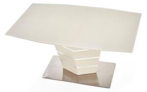 Masă de sufragerie extensibilă 140-180 cm Suena (alb + argintiu) (pentru 6 8 persoane). 1048600