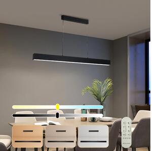 Brilagi - Lustr LED SLEEKLINE SMART 40W 230V Wi-Fi Tuya negru + DO
