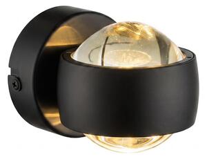 Globo 78290B - Aplică de perete LED RANDI LED/7W/230V 3000K neagră
