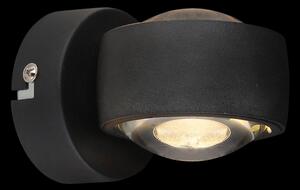 Globo 78290B - Aplică de perete LED RANDI LED/7W/230V 3000K neagră