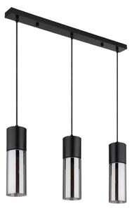 Globo 21000-3HBN - Lustră suspendată pe cablu ANNIKA 3xE27/25W/230V neagră
