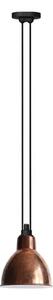 322 L Lustră Pendul Round Raw Copper/White - Lampe Gras