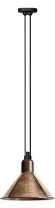 322 XL Lustră Pendul Conical Raw Copper/White - Lampe Gras