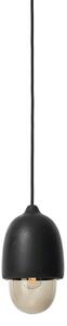 Terho Lustră Pendul Small Black/Smoked Transparent - Mater