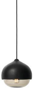 Terho Lustră Pendul Medium Black/Smoked Transparent - Mater