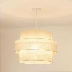Lustră pe cablu Brilagi SPACE YUTE 1xE27/15W/230V d. 50 cm crem/alb