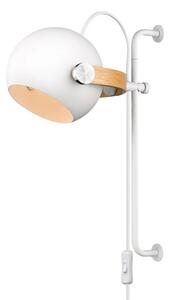 D.C Aplică de Perete Long Ø18 White/Oak - Halo Design