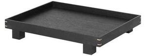 Bon Tavă Small Black Painted Oak - Ferm Living
