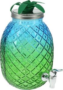 Dozator de băuturi EH din sticlă 4,5 l, verde