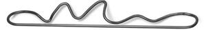 Curvature Towel Hanger Black Brass - Ferm Living