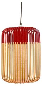 Bamboo Lustră Pendul L Red - Forestier