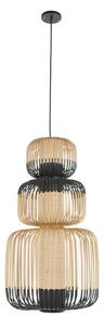 Bamboo Lustră Pendul Totem 3 Black - Forestier