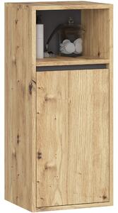 Dulap de baie Vambos W35 1P 1W (stejar artizanal + grafit). Promo -20%. 1152093