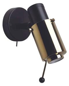 Biny Spot LED w/Întrerupător & Rod Black/Gold - DCW
