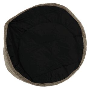 KONDELA Fotoliu tip sac, material textil maro deschis, ALMERO