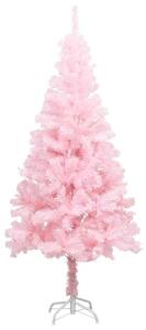 Pom de Crăciun artificial cu suport, roz, 150 cm, PVC