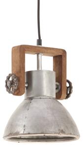 Lampă suspendată industrială, 25 W, argintiu, rotund, 19 cm E27