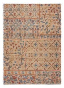 Covor în culoare naturală țesut manual din amestec de iută 80x150 cm Taylor Patchwork – Flair Rugs