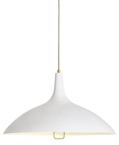 1965 Lustră Pendul Brass/White - GUBI