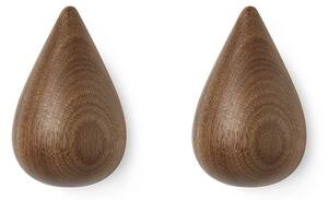 Dropit Cârlig pentru haine 2 pcs. Large pcs. Walnut - Normann Copenhagen