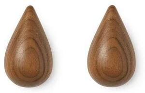 Dropit Cârlig pentru haine 2 pcs. Small Walnut - Normann Copenhagen