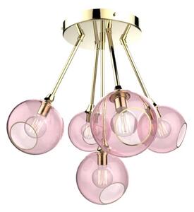 Ballroom Molecule Lustră Pendul Brass/Rose - Design By Us