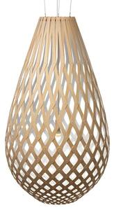 Koura Lustră Pendul H160 White 1 side - David Trubridge
