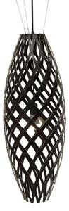 Hinaki Lustră Pendul H140 Black 2 Sides - David Trubridge