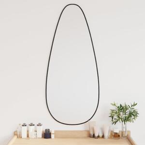 Oglindă de perete, negru, 90x40 cm