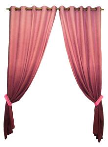 Set draperii Velaria hazel degrade roz, diverse dimensiuni