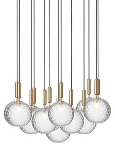Miira 13 Candelabru Large Brass/Optic Clear - Nuura