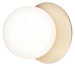 Liila 1 Aplică de Perete/Plafonieră IP44 Large Nordic Gold/Opal White - Nuura