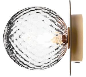 Liila 1 Aplică de Perete/Plafonieră IP44 Medium Nordic Gold/Optic Clear - Nuura